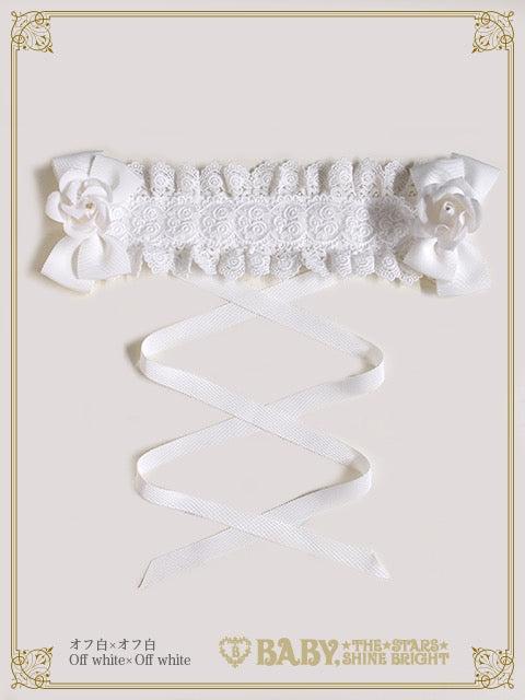 ロザリィ・ローズヘッドドレス - オフ白 White