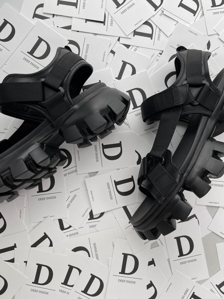 샤크솔 샌들 (Black)