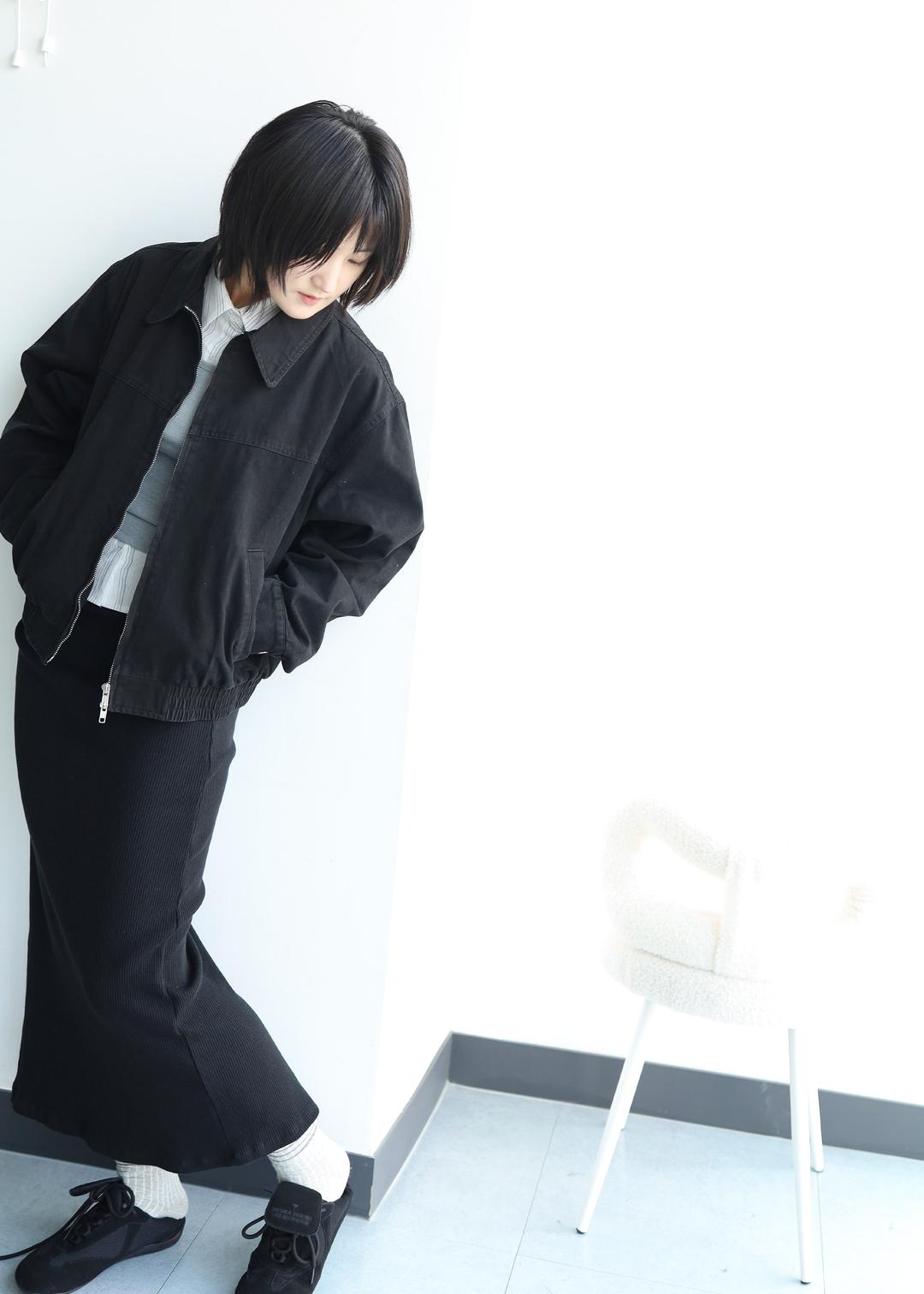 ws panel zipup (black)