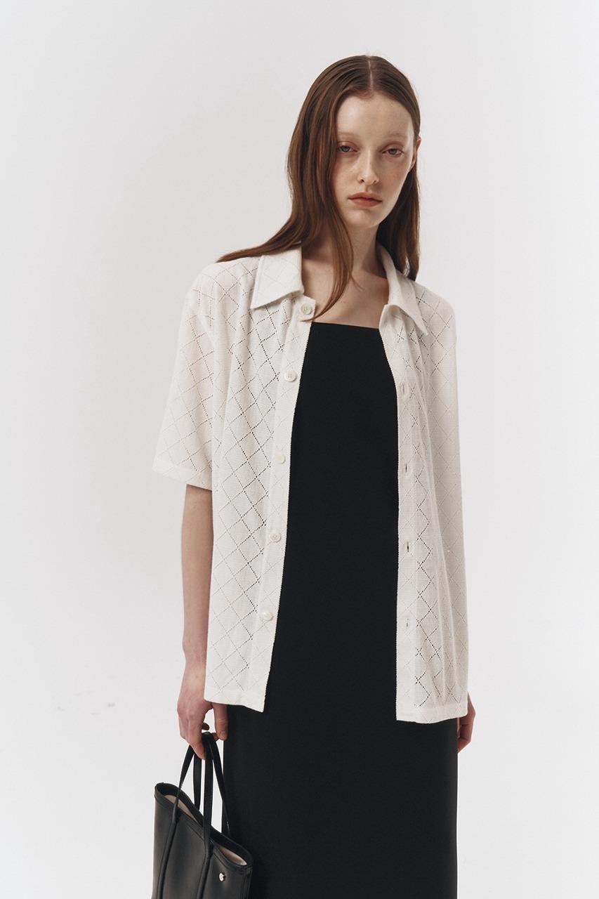 UNISEX CROCHET SHIRTS OFF WHITE