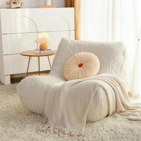 프리미엄 몽글 고탄력 스판 빈백 커버 덮개