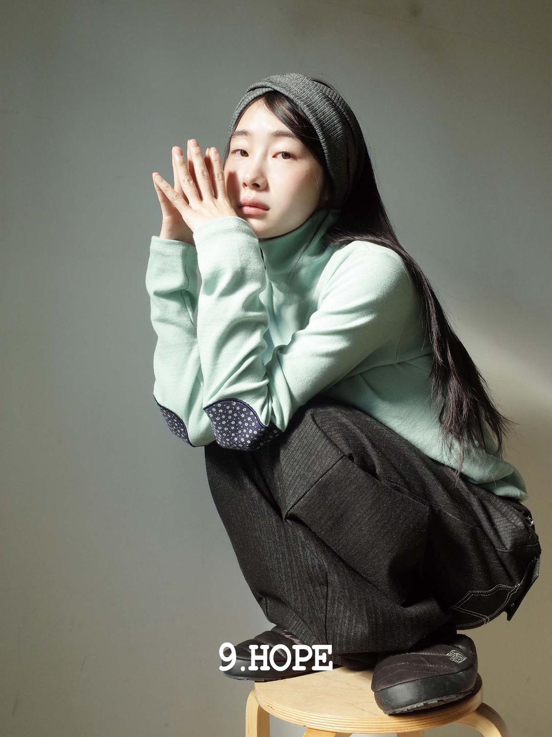 김아홉 [9.hope] daisy patch pola T (mint)