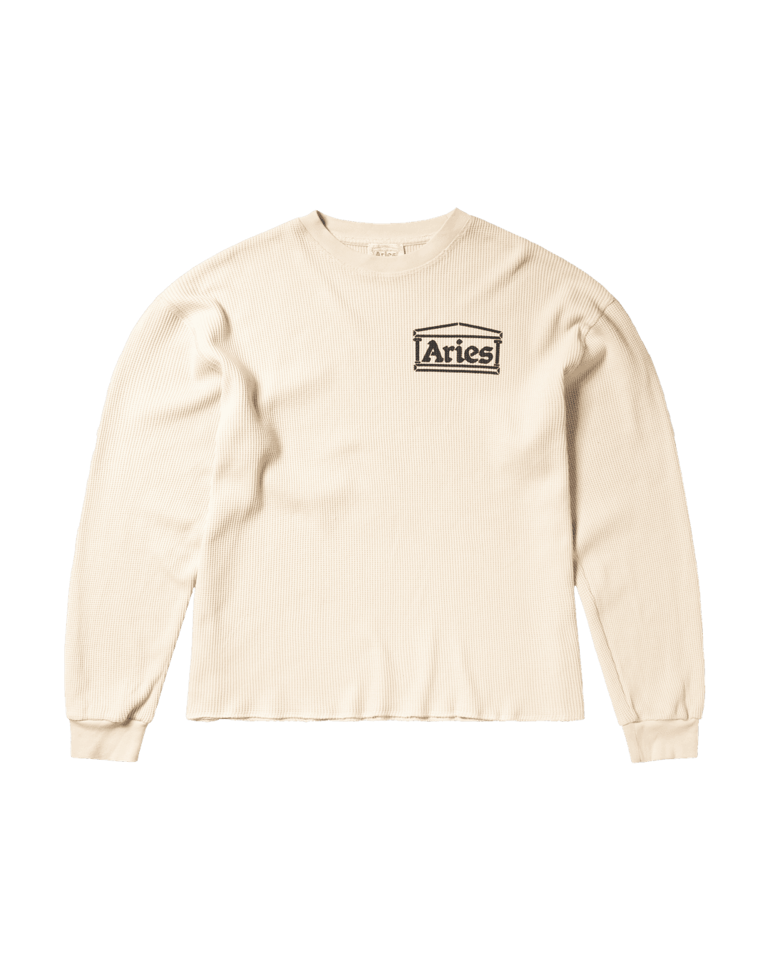 Waffle LS Tee - Ecru / P