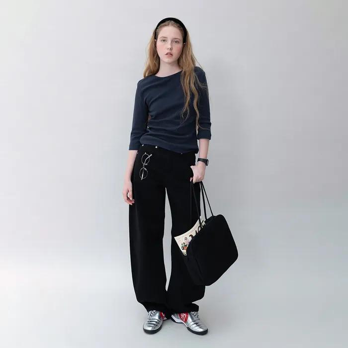 [4th] Coco curved jeans_black