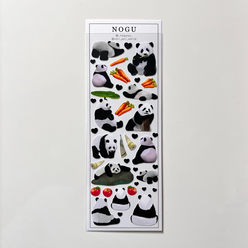 [NOGU노구] 유화 판다 스티커