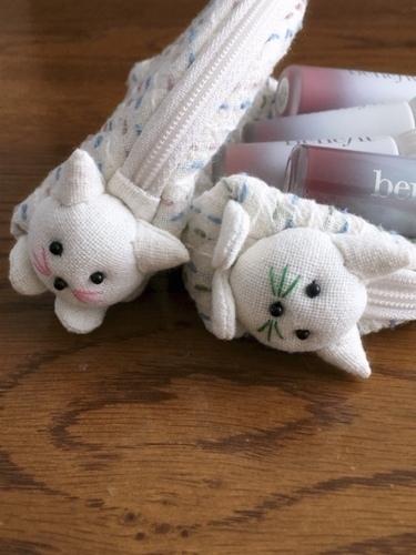 내가 그린 수염 고양이지갑