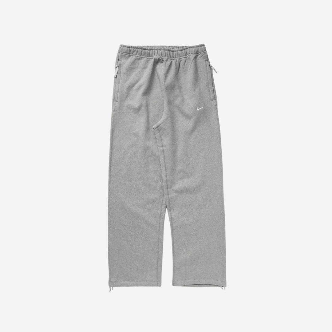 Nike NSW Swoosh Open Hem Fleece Pants Dark Grey Heather - Asia