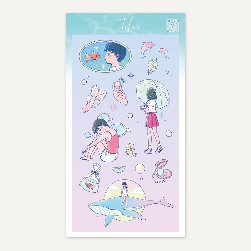 [토티] 생각에 잠기다_피치 스티커