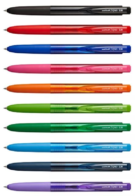 유니볼 시그노 노크식 볼펜 리필심 0.28mm 0.38mm RT1 단색 리필