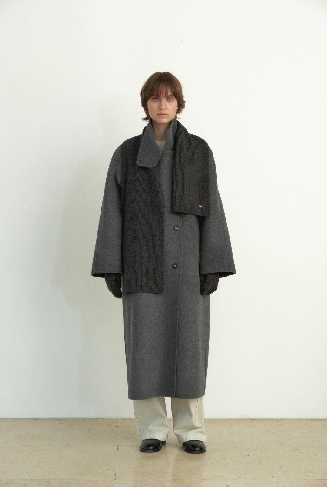 BRETTE COAT ( CHARCOAL )