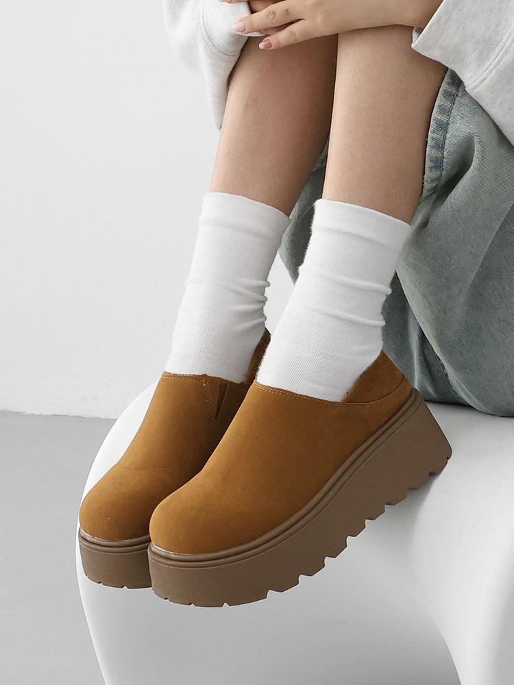 소릭스 2way 두가지 스타일 통굽 로퍼&블로퍼 클로그(6.5cm) 12128