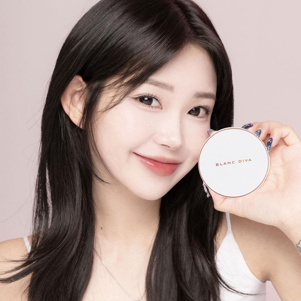 블랑디바 글림 커버리지 쿠션 파운데이션 팩트 13g, 13호 화이트, 1개