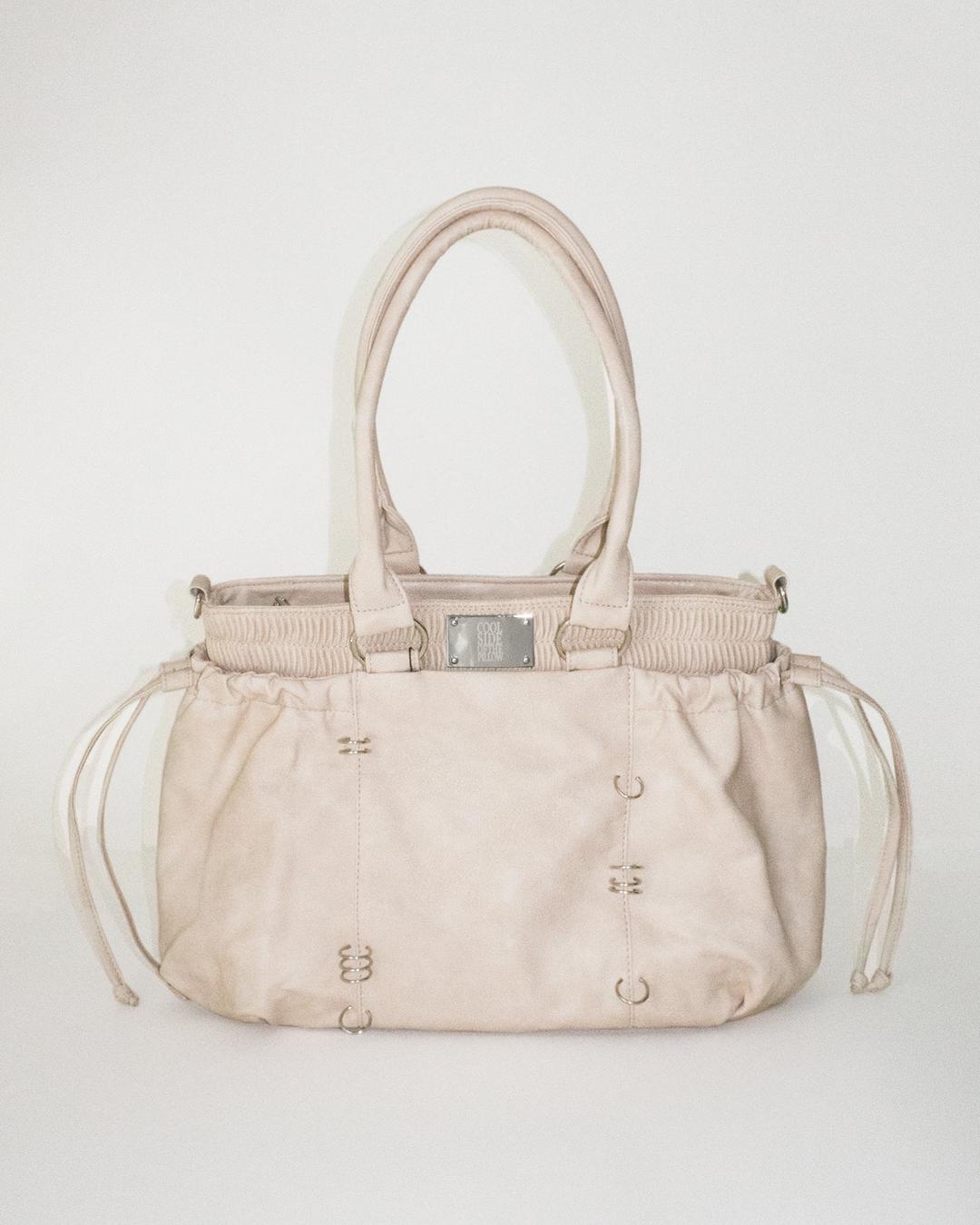 PIERCED BOXER BAG sand