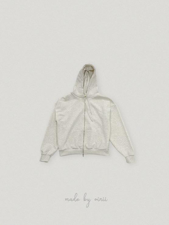 [o,neul] cafe hood zip up - 2color