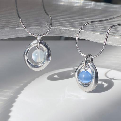 문릿 써지컬 원석 목걸이