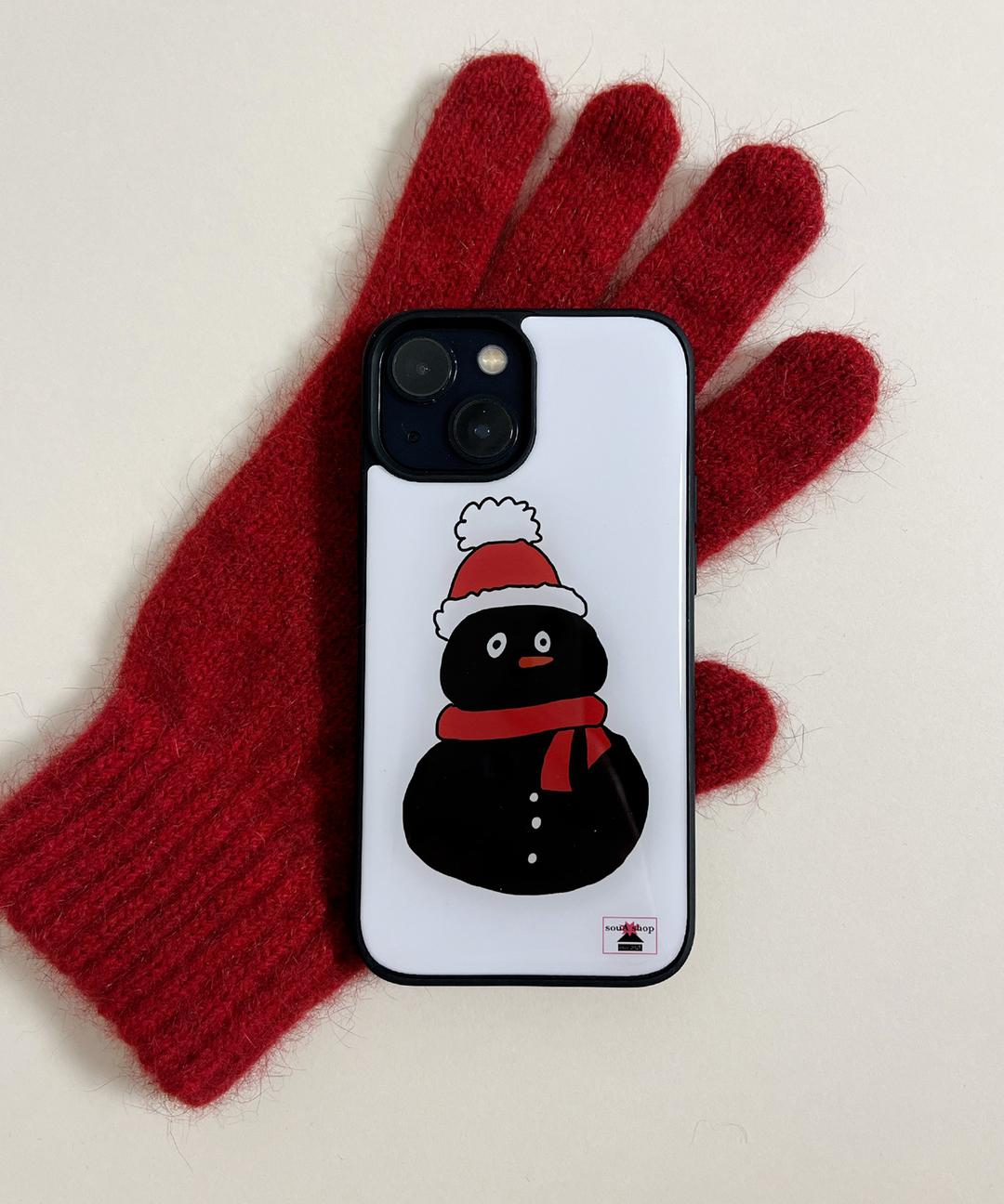 black snowman case