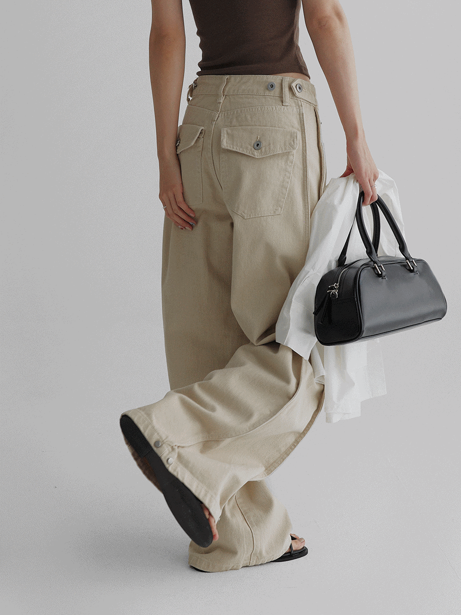 니디즘 입체턱비조팬츠