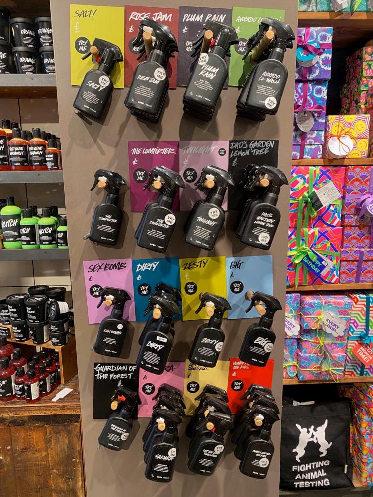 [깜짝특가] 러쉬 바디 스프레이 200ml 더티 제스티 로즈잼 가디언 아보카도 사쿠라 등