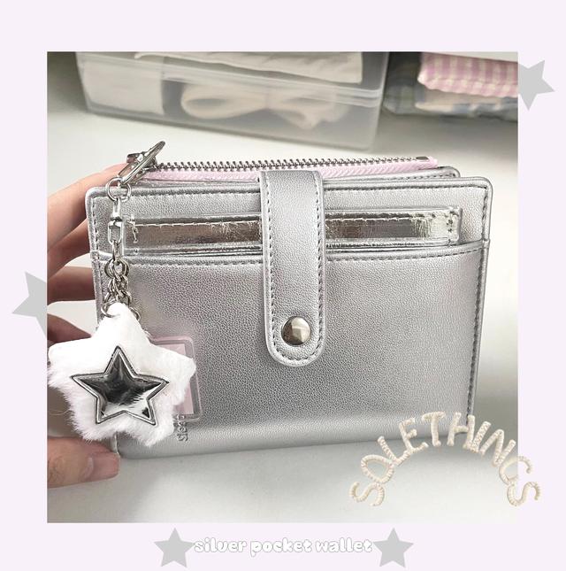 쏠띵즈 실버 지갑 5공 다이어리 데일리 반지갑 silver diary wallet