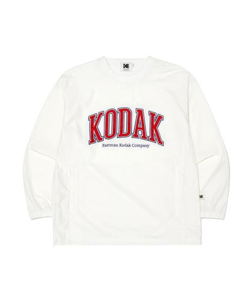 코닥(KODAK)  에센셜 워딩로고 피스테 맨투맨 WHITE - 사이즈 & 후기 | 무신사