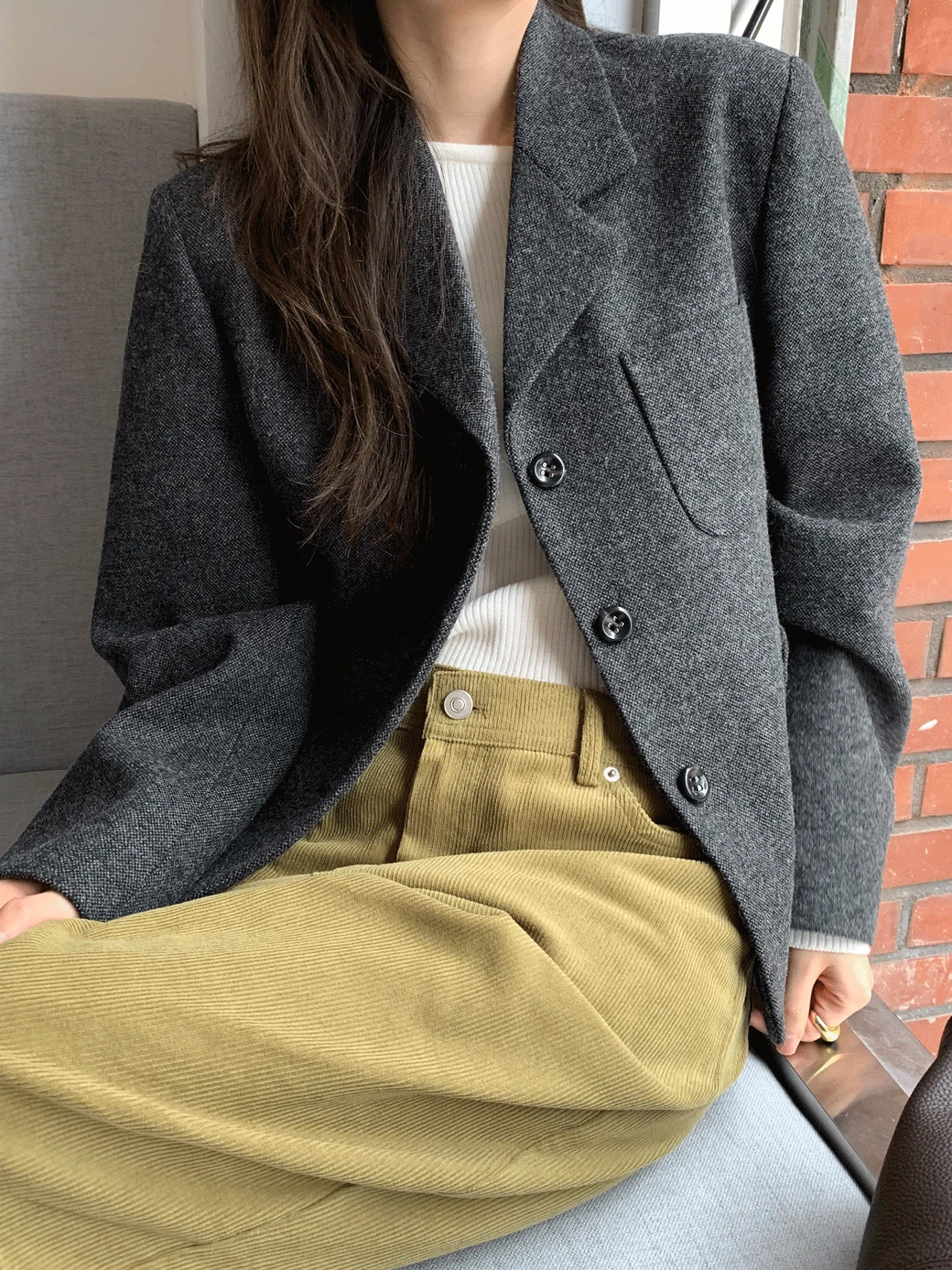 DS. Patch Pocket Wool Jacket