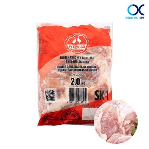 브라질정육 페르디가오 닭 정육 닭다리살 2kg, 2kg, 1개