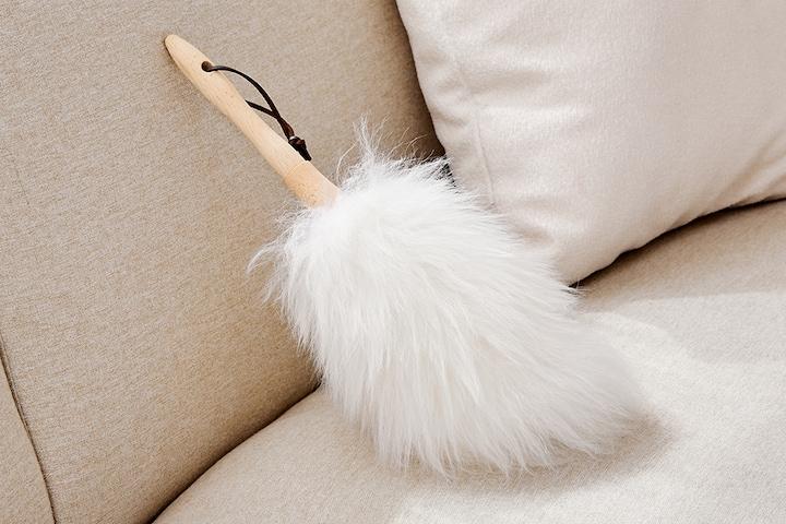 더 풍성한 양모 비치우드 먼지털이 S 32cm