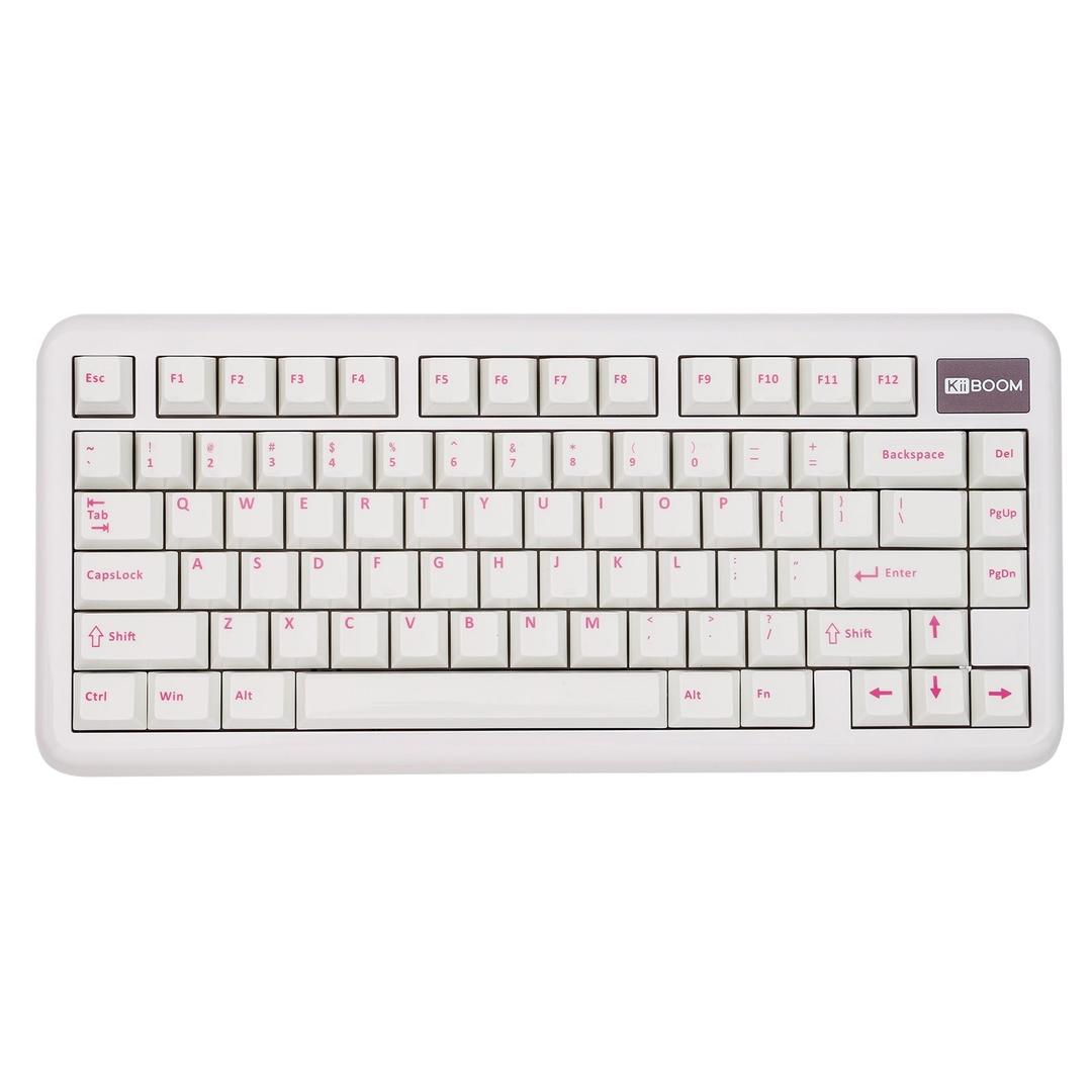 KiiBOOM Phantom81 Lite - KiiBOOM Mochi Switch / White Pink