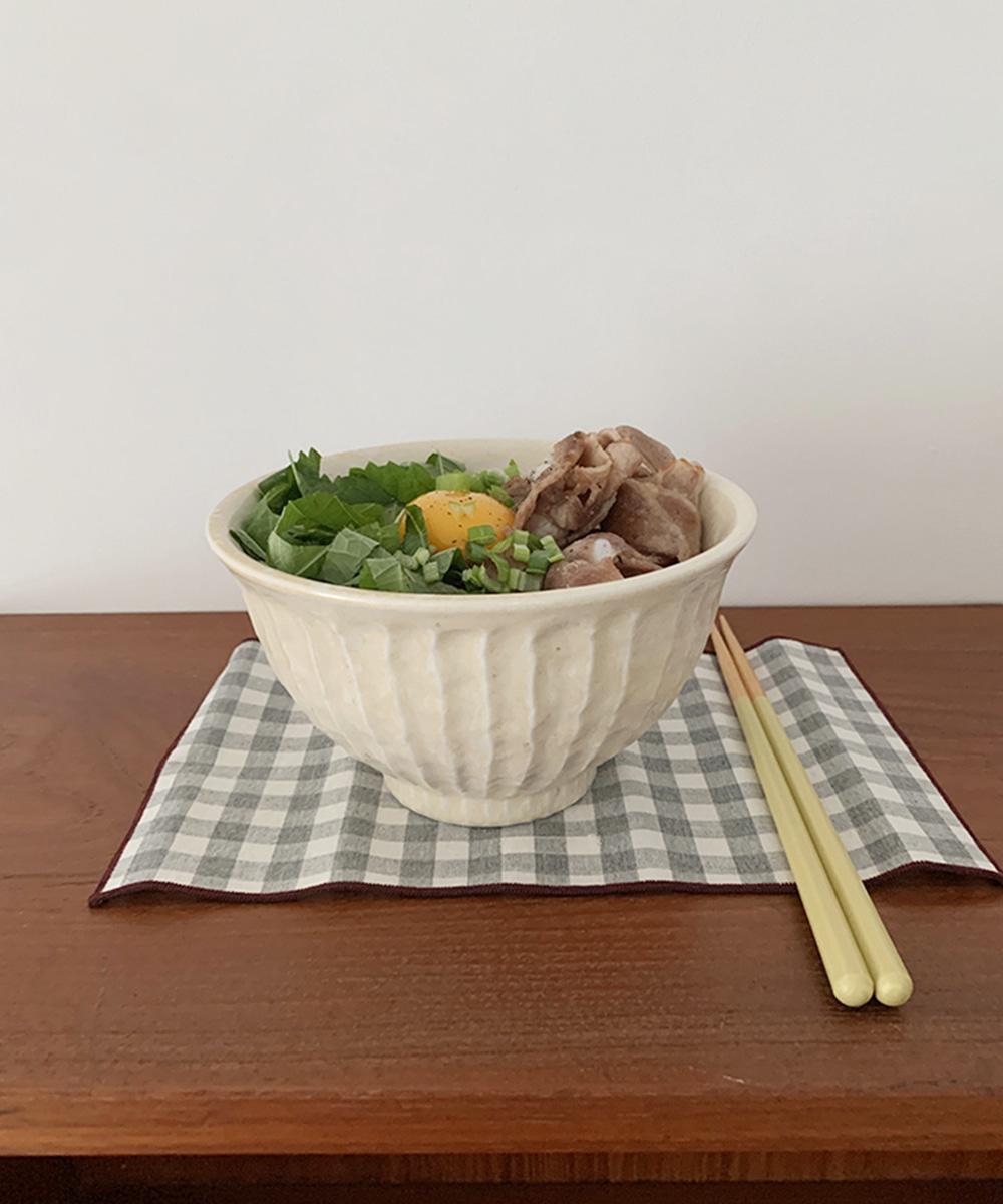 [피클샵] 베이지 내추럴 면기 볼