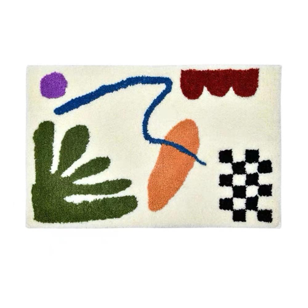 사각 주방 화장실 현관러그 싱크대매트 욕실 터프팅발매트