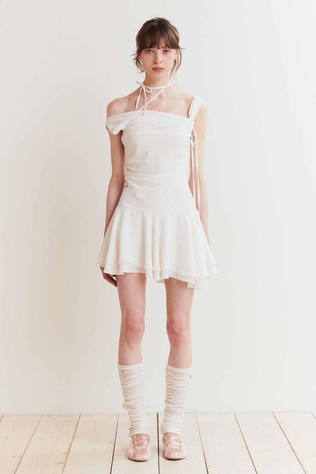 [5/31~] LILY FRILL DRESS ivory