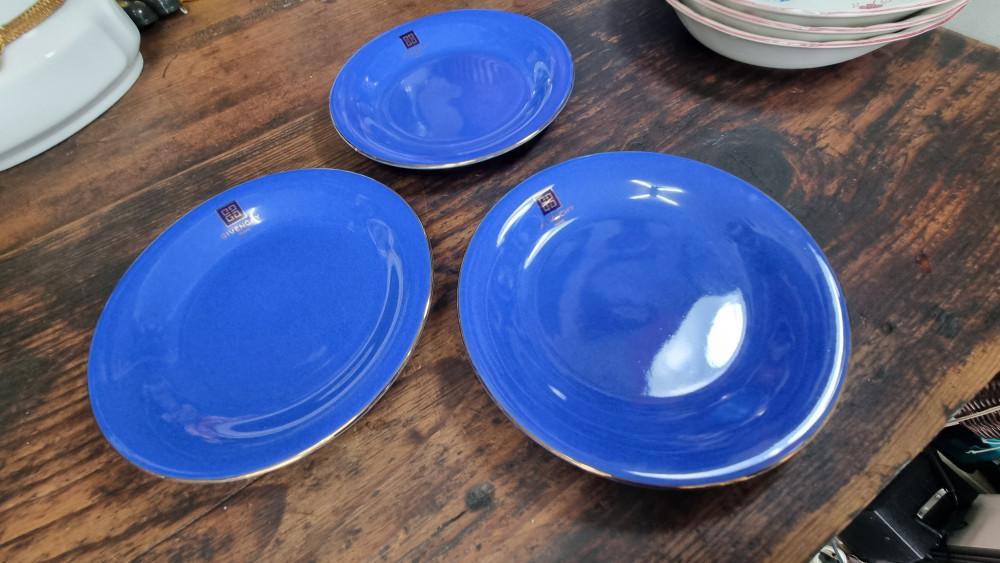 [중고] 빈티지 GIVENCHY (지방시 ) 짙은 푸른 접시