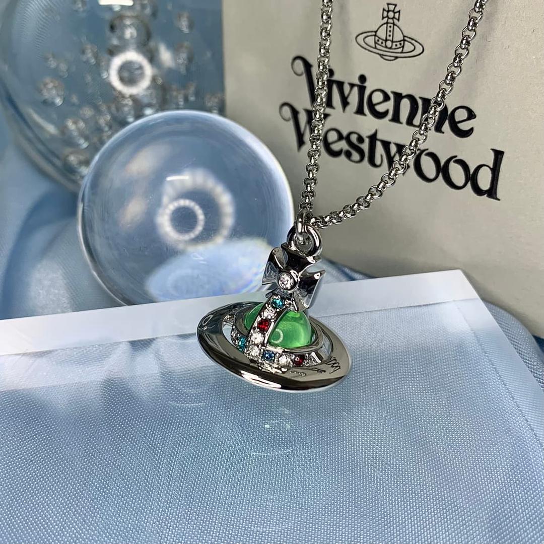 비비안웨스트우드 그린orb목걸이 | 후루츠패밀리