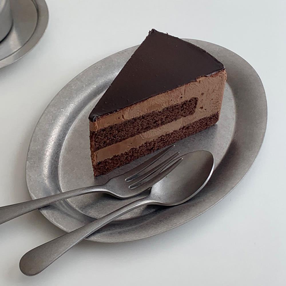 agueda 빈티지 스텐 오벌 타원 플레이트 S