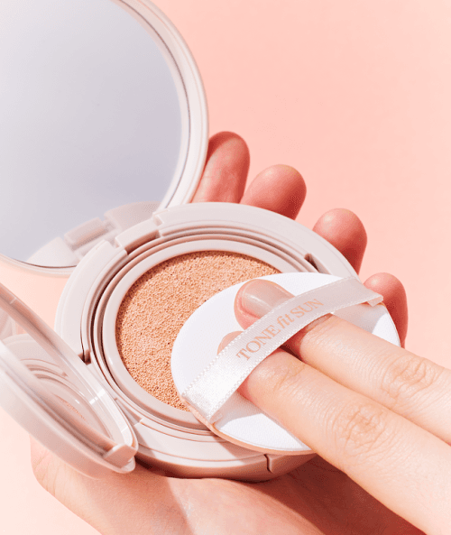 비건 듀이 커버 선쿠션 12g (촉촉한 누드베이지 톤업)