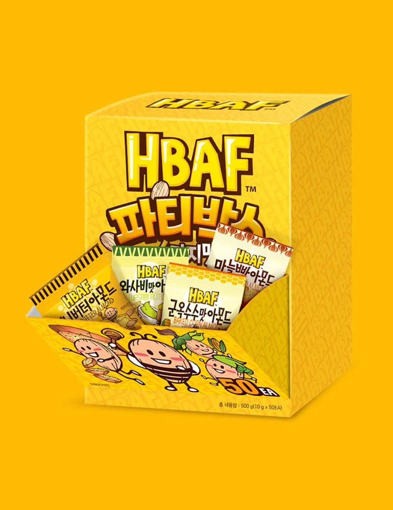 길림양행 HBAF 바프 파티박스 (허니버터/와사비/군옥수수/마늘빵)_3월31일 입고 예정