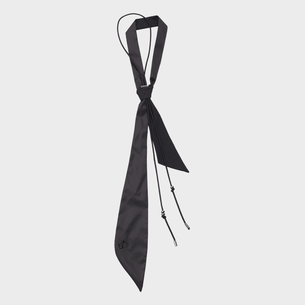 Emblem Bolo Tie Set / Black