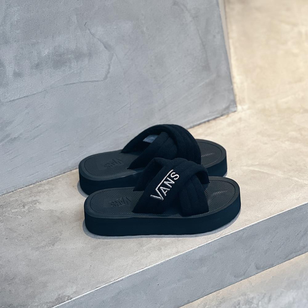 SALE 반스 휴잇 테리 슬리퍼 블랙