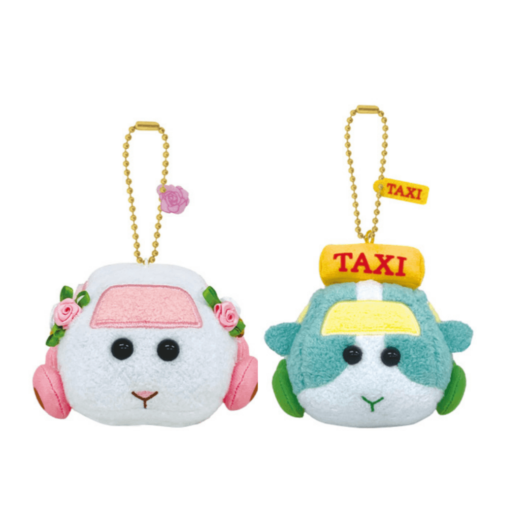 뿌이뿌이 모루카 웨딩 택시 마스코트 홀더/PUIPUI인형 봉