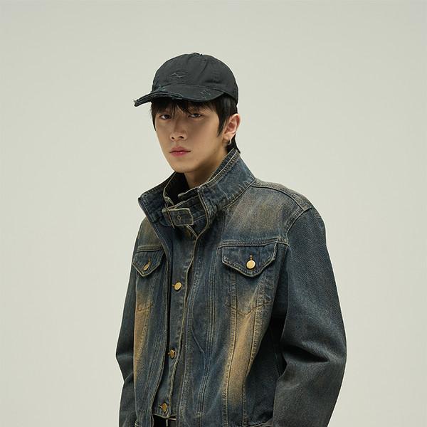 cropped motorcycle denim jackets