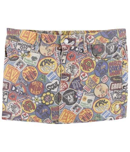 HYSTERIC GLAMOUR 히스테릭 글래머 코튼 폴리우레탄 미니 스커트 여 (30)