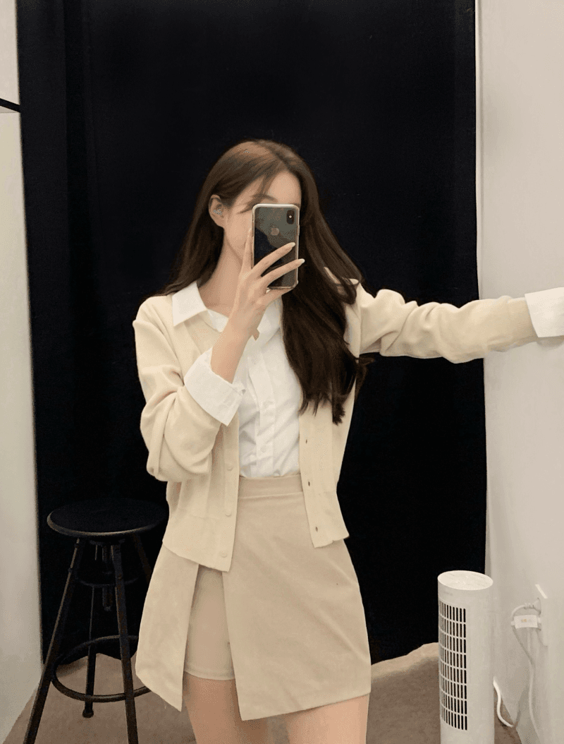 파스텔 모닝 가디건