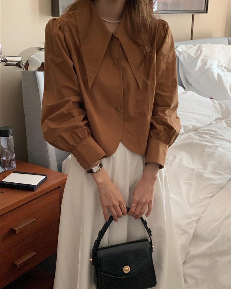 [GraceApparel] 베님 카라 블라우스 /4Color