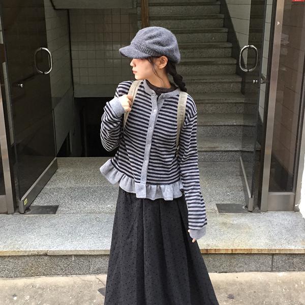 론 스트라이프 가디건 ( lon stripe cardigan )