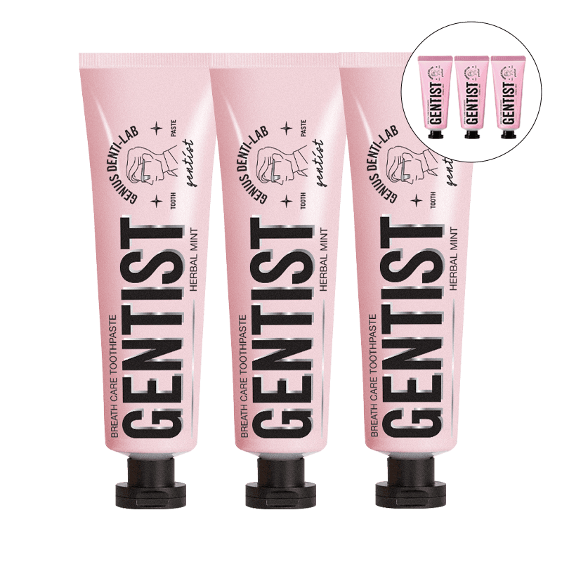 [3입] [구취케어] 젠티스트 치약 핑크 (100gx3)