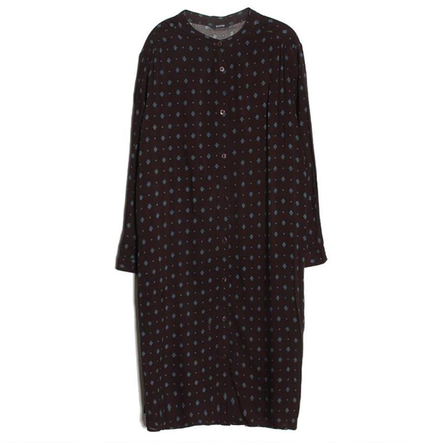 pattern shirt onepiece