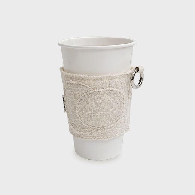 [표뵤뵤] 우주의 먼지 - 컵 감싸개 담갈색