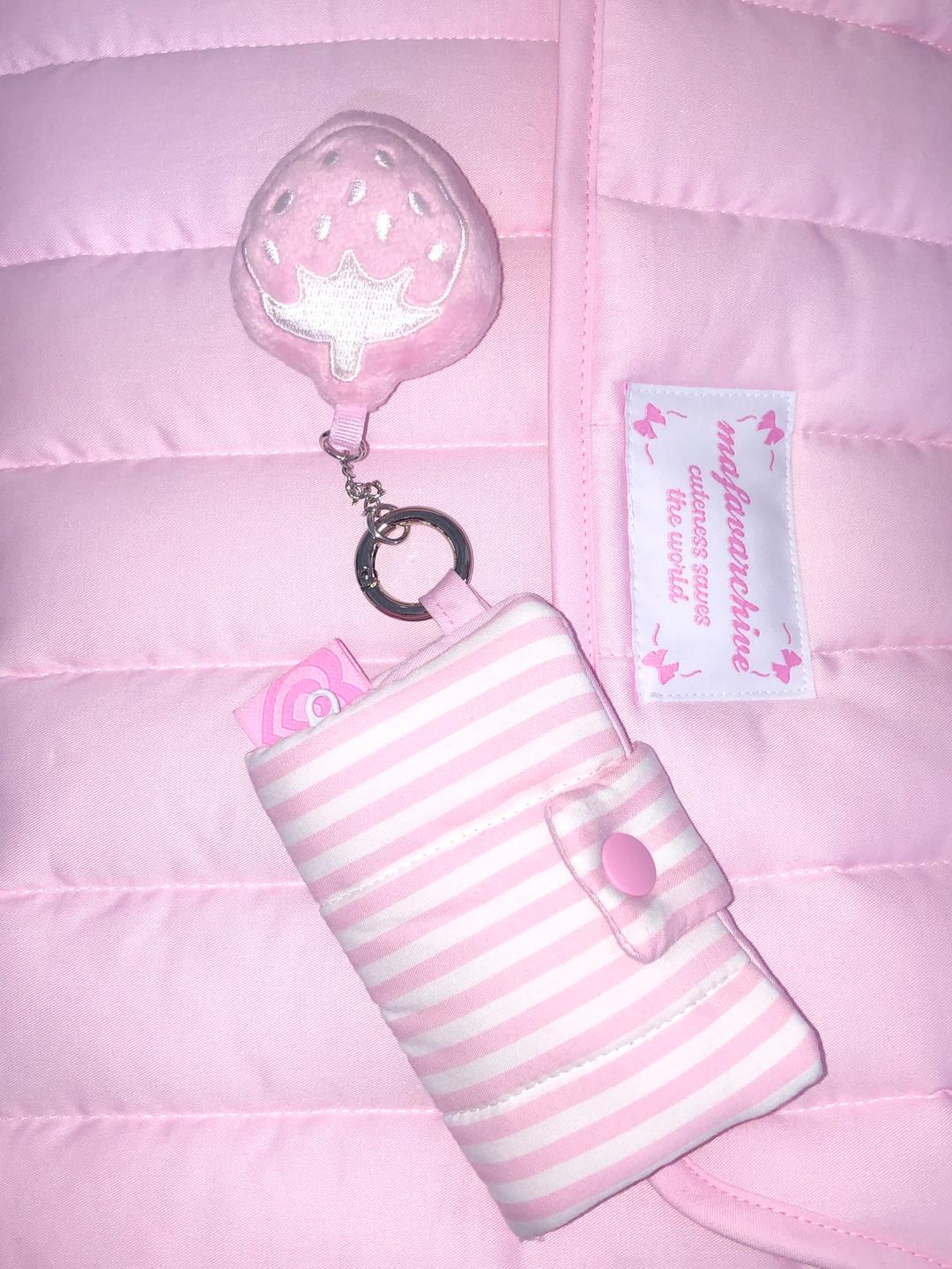 fluffy wallet (pink ver)