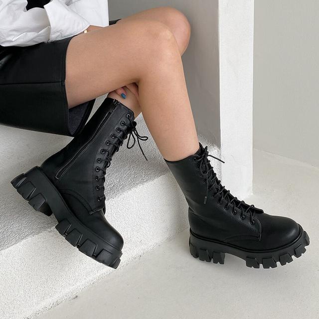 하이드 레이스업 워커 (6cm)