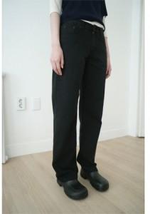 에프터먼데이 visitor black pants